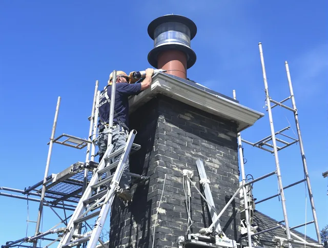Sturdy chimney crown finished by Harrisburg Chimney Sweep in Harrisburg, NC