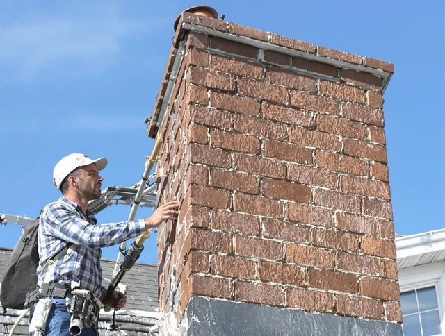 Brickwork for a chimney rebuild by Harrisburg Chimney Sweep in Harrisburg, NC